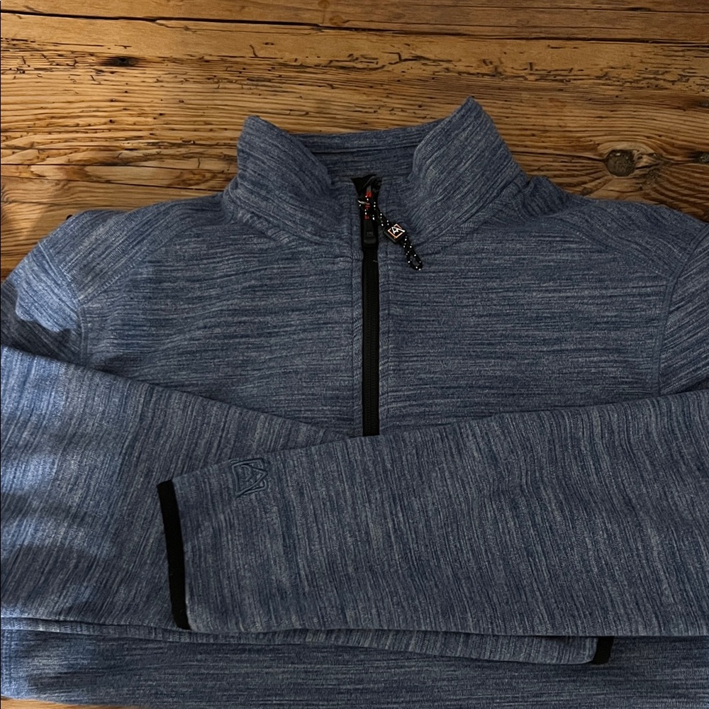 Avalanche Men's Heathered Blue Zip-Up